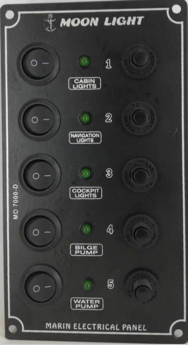 Sigorta Paneli Otomatik Sigortalı 5 Li Swtich Panel