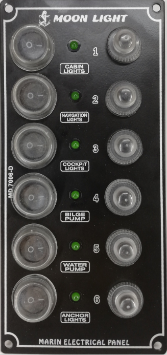 Sigorta Paneli Otomatik Sigortalı 6 Lı Swtich Panel