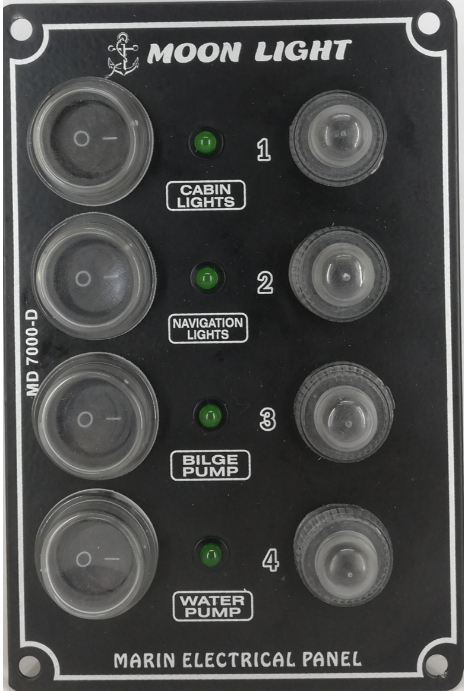 Sigorta Paneli Otomatik Sigortalı 4 Lü Swtich Panel