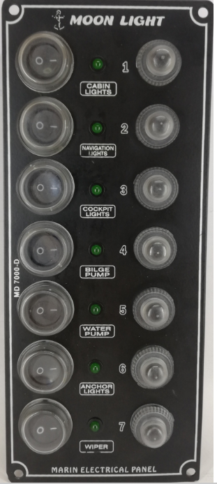 Sigorta Paneli Otomatik Sigortalı 7 Li Swtich Panel