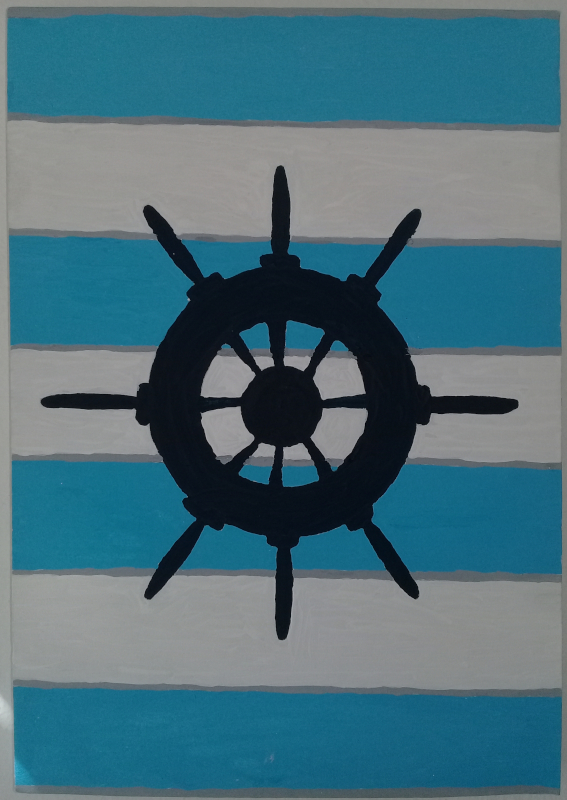 Denizci Simgesi  Model : Rudder (Dümen)